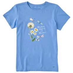 Women's Wisdom Begins In Wonder Wildflowers Short SleeveTee