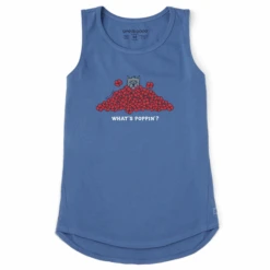 Women's Wizard Of Oz Toto What's Poppin'? Sleeveless High-LowTank