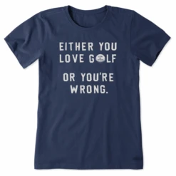 Women's Wordsmith Love Golf Short SleeveTee